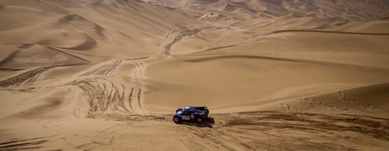 Le buggy SMG 2WD sort 17e d’une spéciale de sable très belle mais très dure !